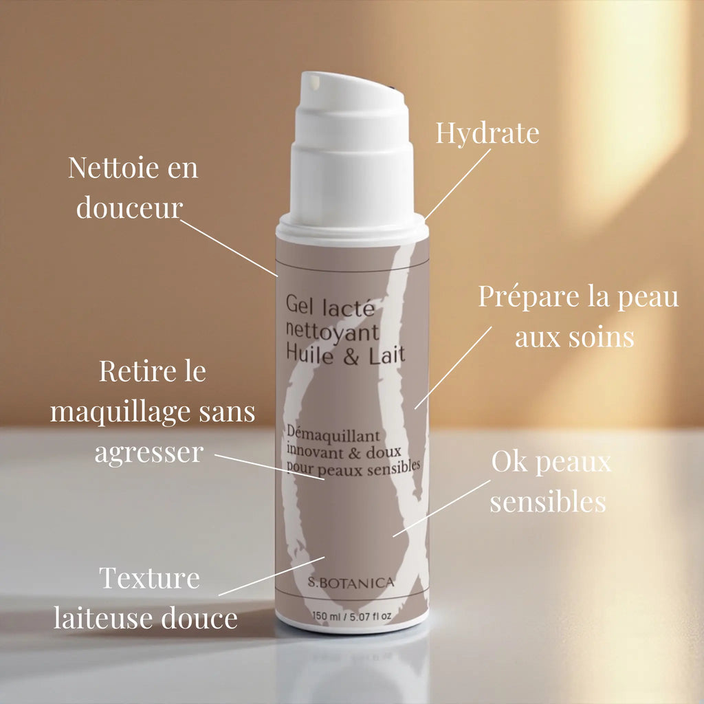Gel nettoyant lacté - Démaquillant douceur Selfnamed