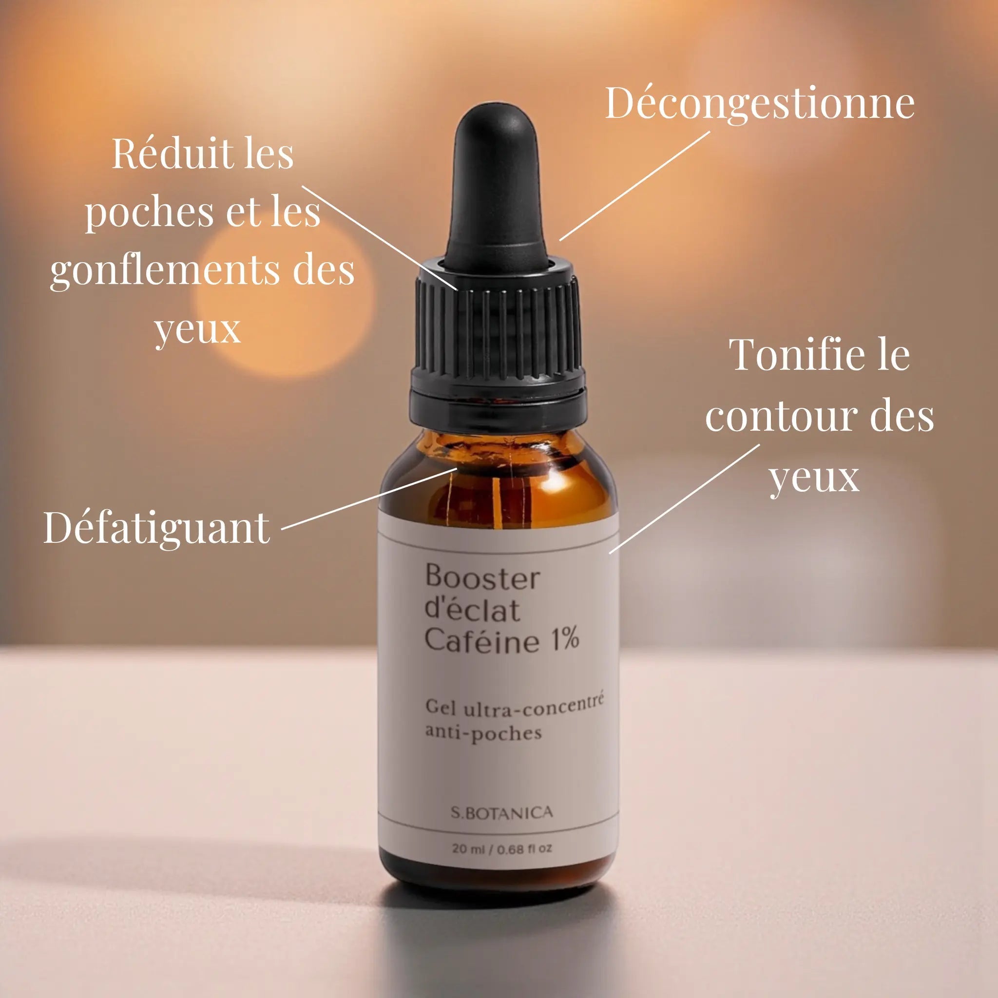 Booster d'éclat Caféine 1% - S.BOTANICA