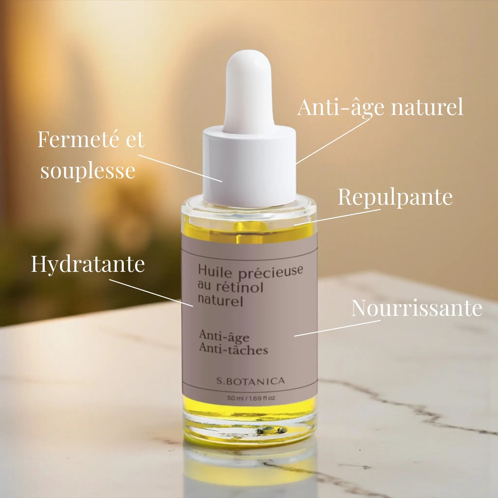 Huile Précieuse au Rétinol naturel (bakuchiol) - S.BOTANICA