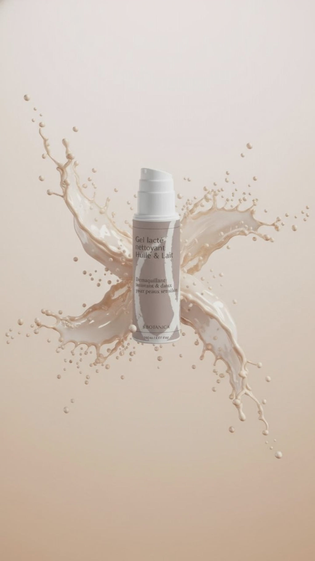 Gel nettoyant lacté - Démaquillant douceur